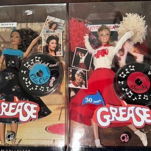 Grease Barbie’s cha charge and cheer sandy